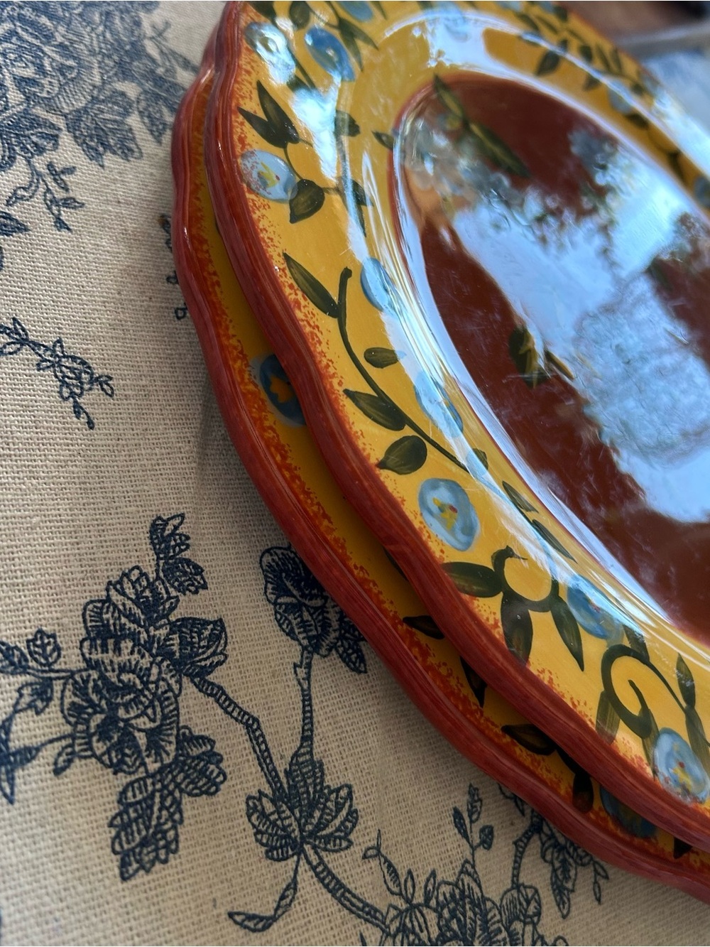 🟠 CERTIFIED INTERNATIONAL • Provence “California Garden” Dinner Plate (11”) - Picture 4 of 6